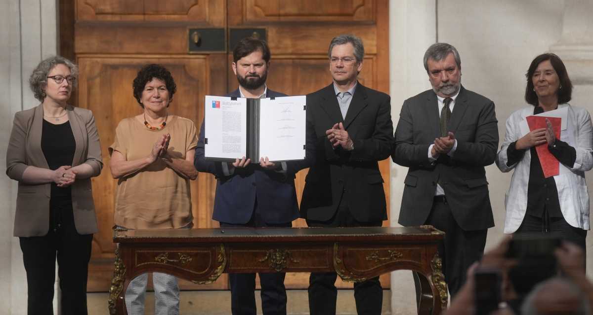 Pdte Gabriel Boric y Comision DDHH menores 10-12-2024