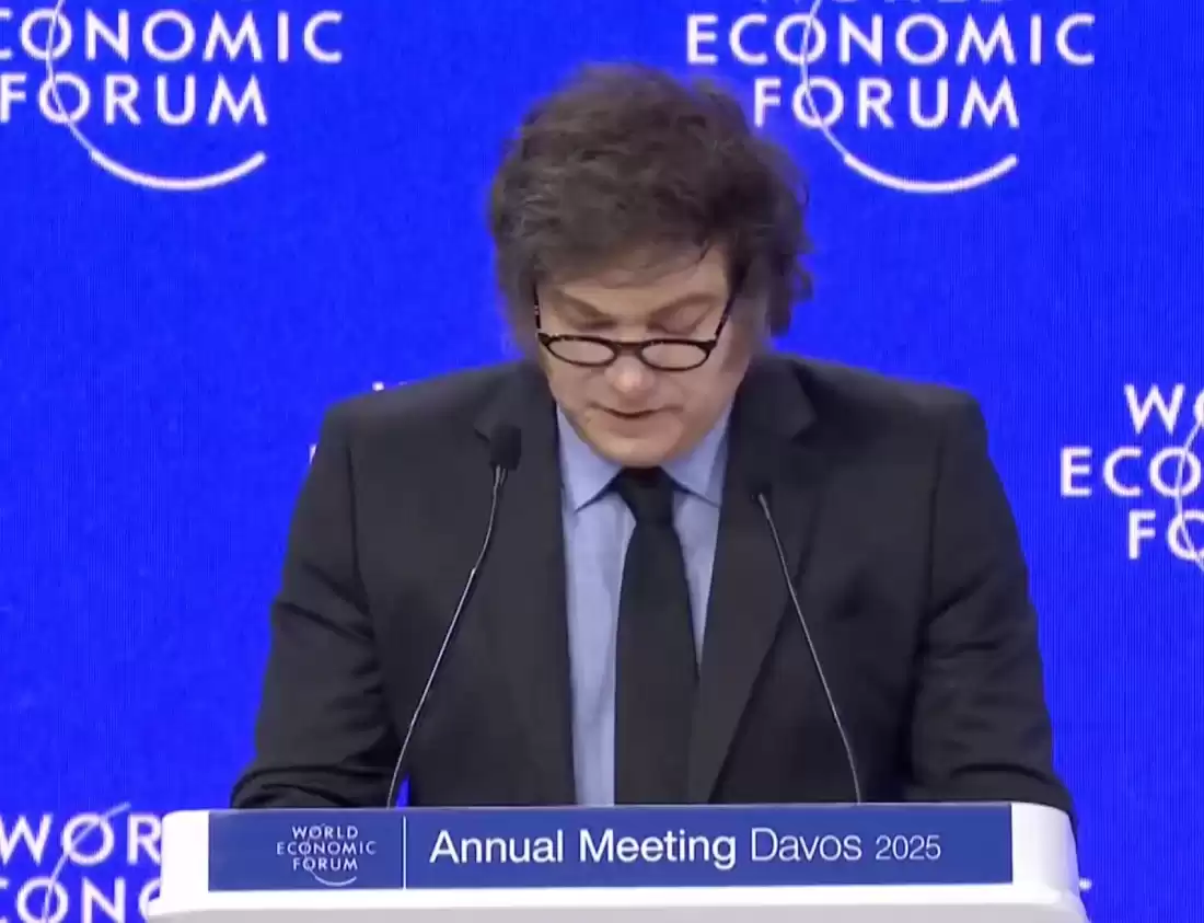 milei en davos enero 25