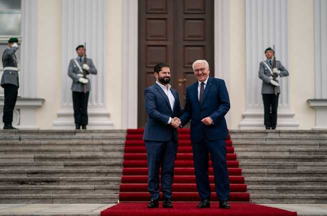 Frank-Walter Steinmeier y Gabriel Boric - Alemania 2024
