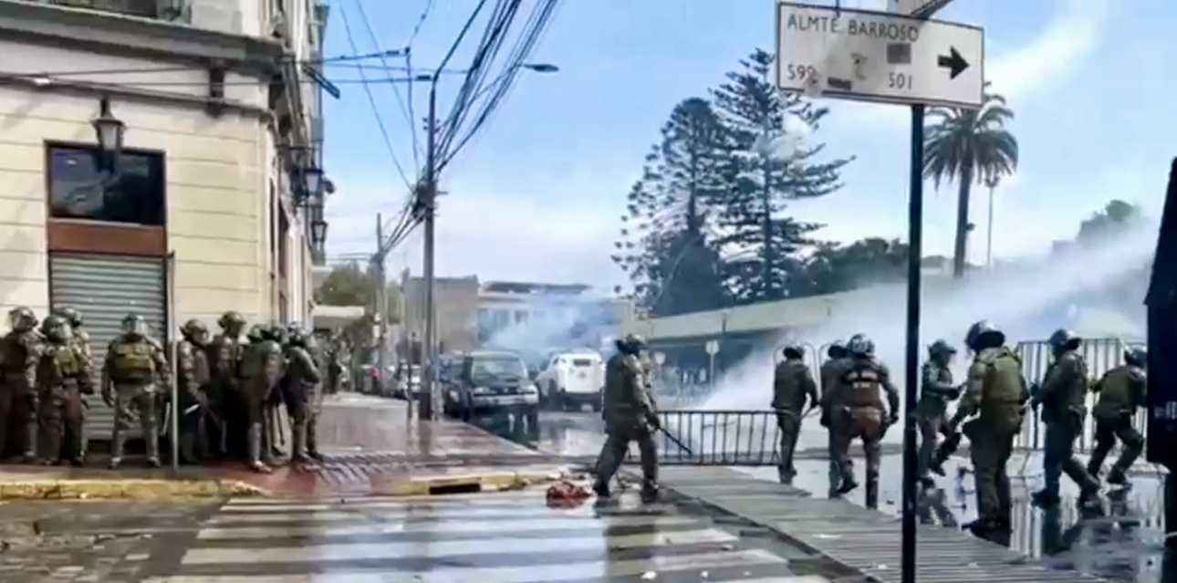 Incidentes pescadores Valparaíso 25-03-2025