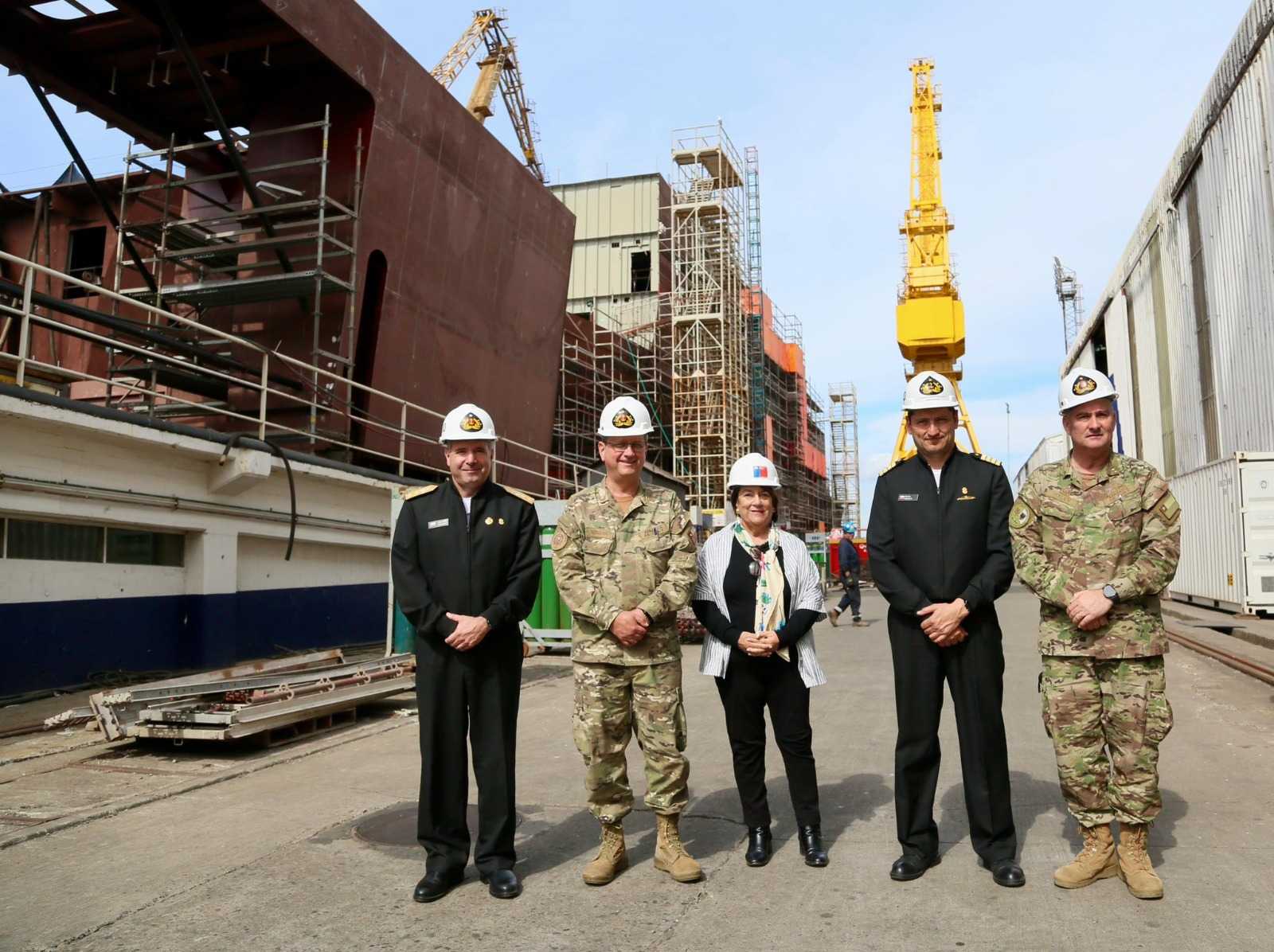 Visita ministra Delpiano a BN Talcahuano ASMAR 28-03-2025