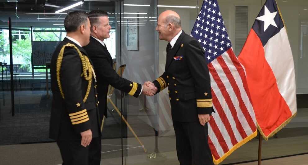 Mision Naval Chile en Washington 75o aniversario