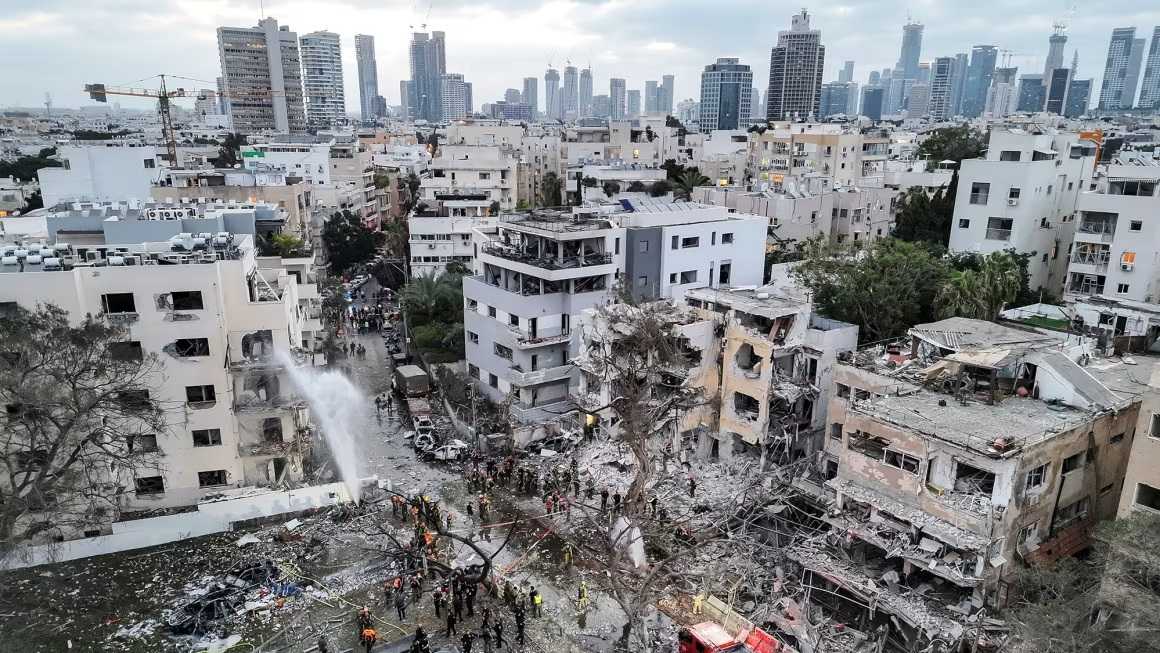 Ataques iraníes sobre Israel 16-06-2025