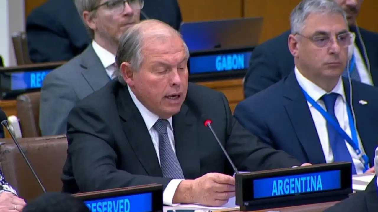 Canciller argentino Gerardo Werthein ONU 18-06-2025