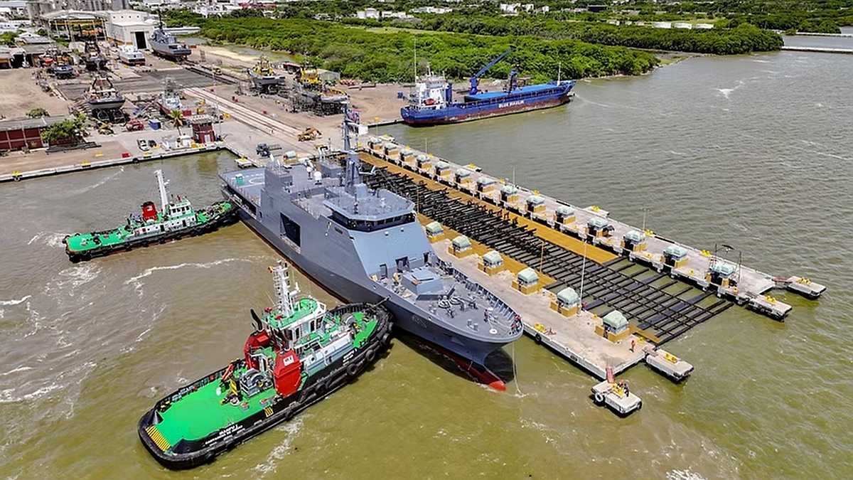 Botadura POC Armada de Colombia julio-2025