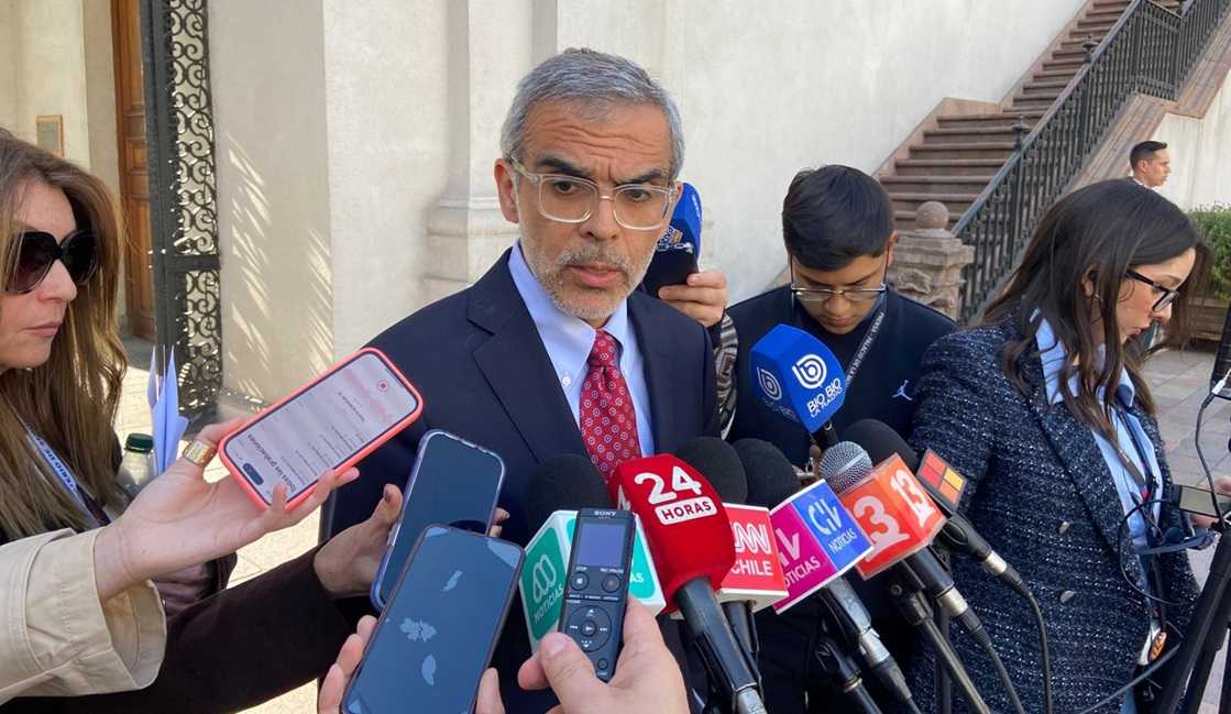 Ministro Luis Cordero La Moneda 04-07-2025