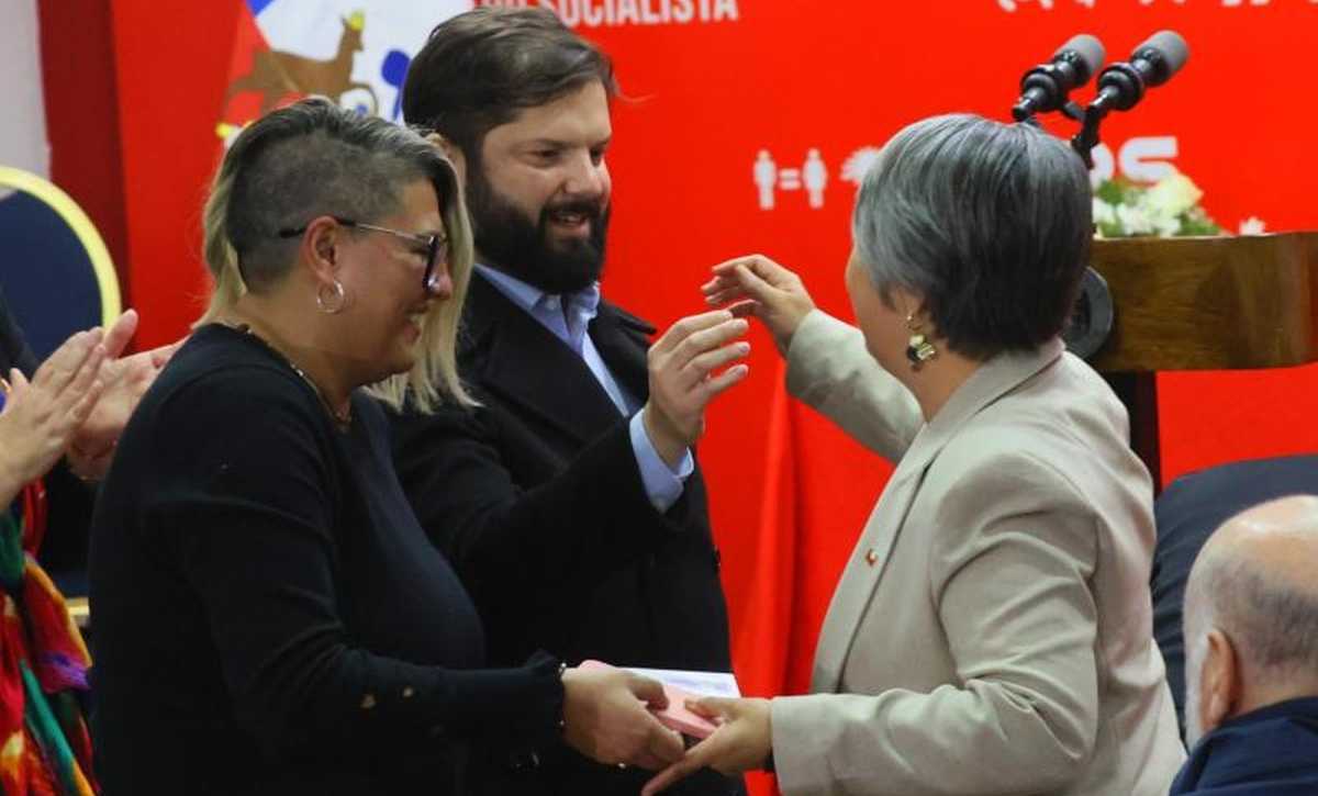 Pdte Boric en actividad del PS el pasado jueves 3 de julio