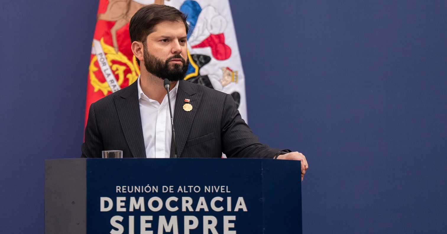 Pdte Gabriel Boric Democracia Siempre La Moneda 21-07-2025