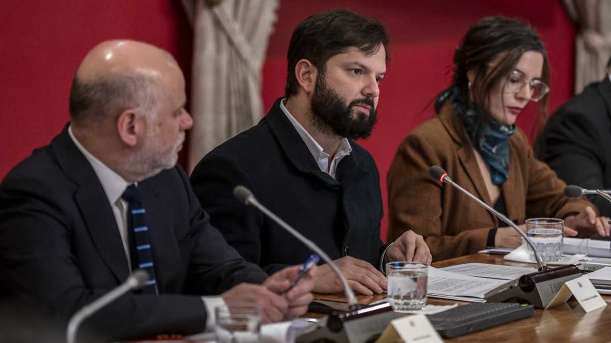 Pdte. Gabriel Boric consejo de gabinete La Moneda 08-08-2025