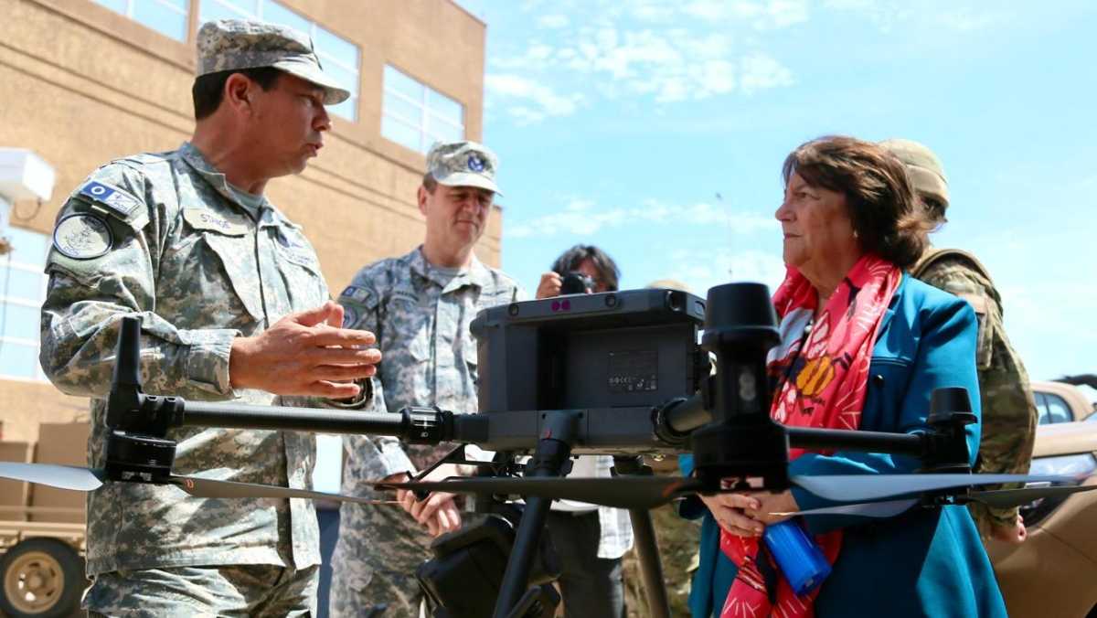 Nuevos drones SIFRON CCN Ministra Adriana Delpiano 03-09-2025