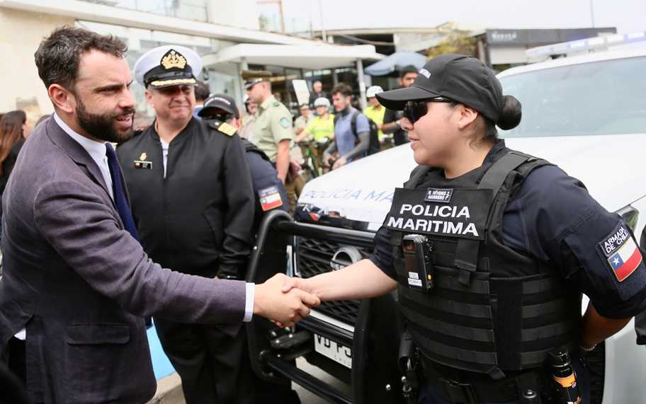 Ministro subrogante de Defensa Ricardo Montero presentación Verano Seguro Viña del Mar 30-12-2025
