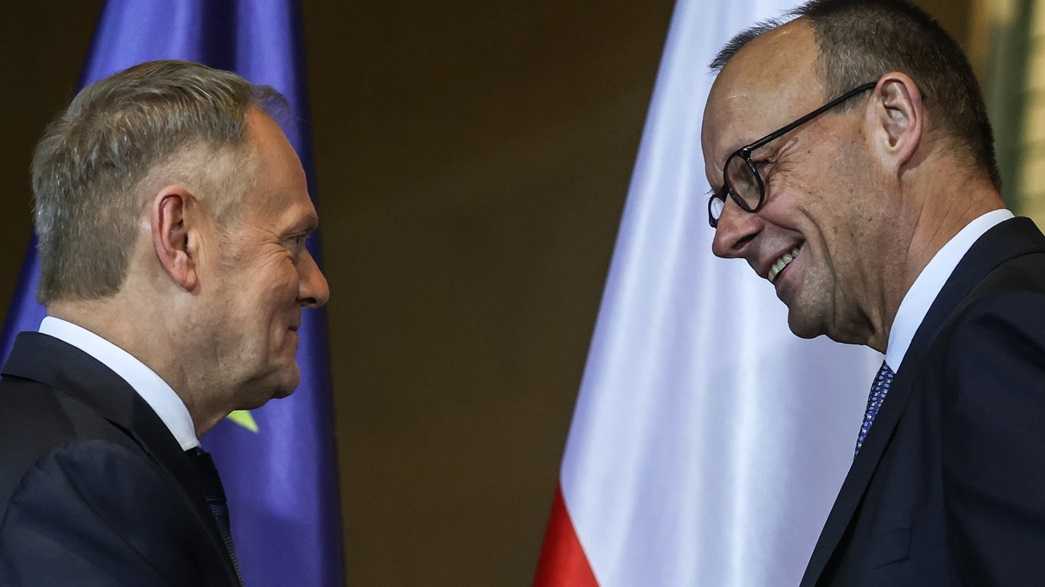 Reunión primer ministro de Polonia y canciller de Alemania 01-12-2025