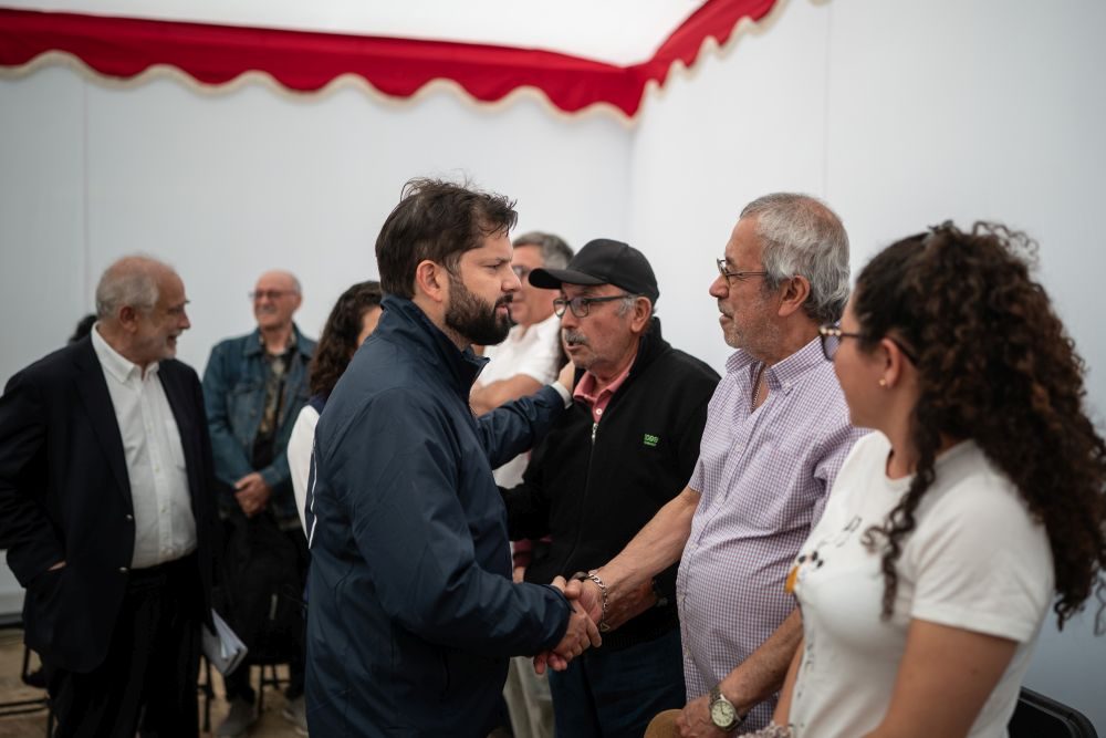 Encuentro Pdte Boric con dirigentes vecinales Viña del Mar 07-01-2026