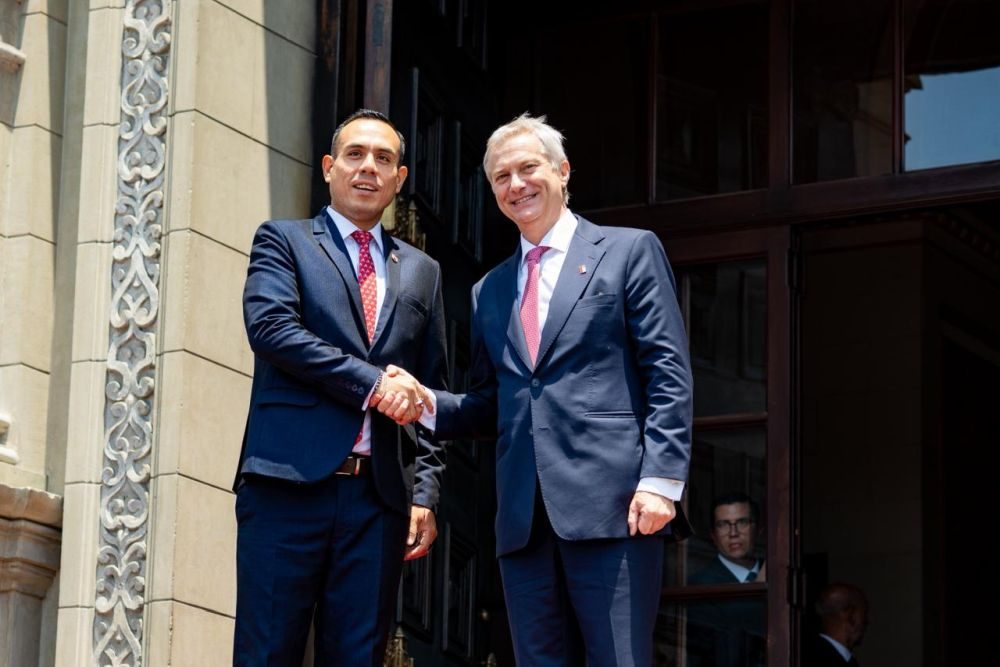 Pdte de Perú José Jeri y Pdte. Electo José Antonio Kast - Lima 07-01-2026