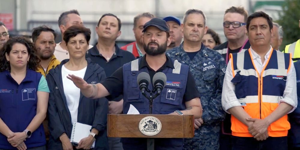 Pdte. Gabriel Boric Concepción emergencia incendios 18-01-2026