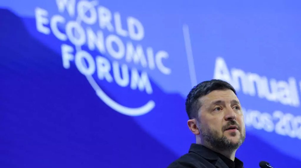 Pdte. de Ucrania Volodymyr Zelenskiy en Davos 22-01-2026