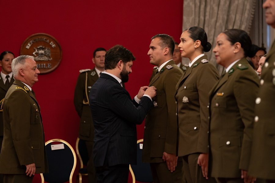 Condecoración Escolta Presidencial y Guardia de Palacio La Moneda 16-02-2026
