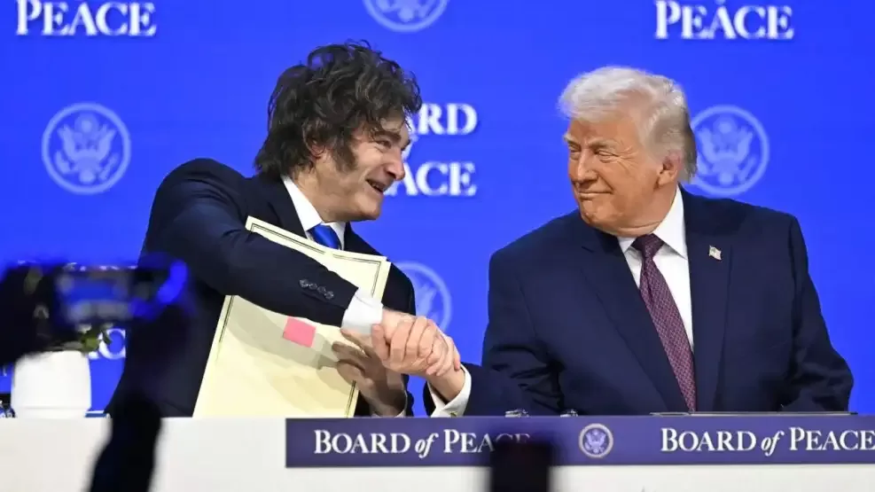 Javier Miley - Donald Trump Board of Peace 19-02-2026