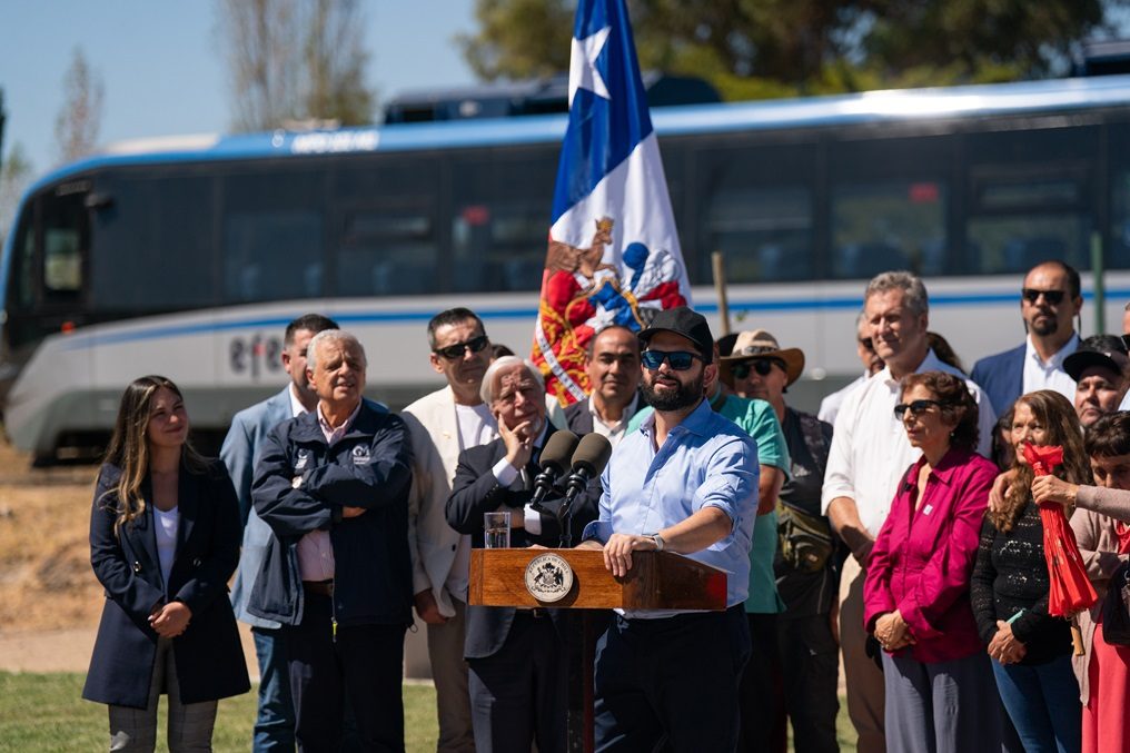 Pdte. Gabriel Boric reinauguración buscarril Talca-Constitución 25-02-2026