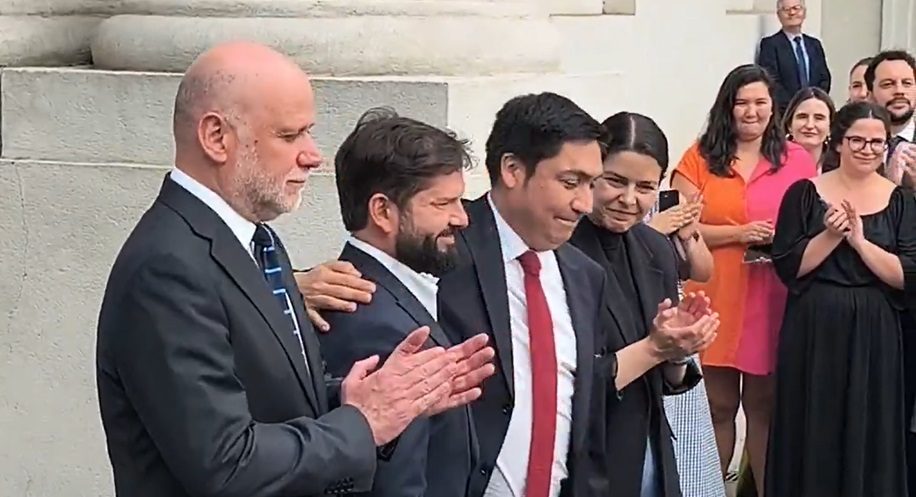 Despedida exsubsecretario del Interior Victor Ramos por el Pdte Gabriel Boric La Moneda 09-03-2026