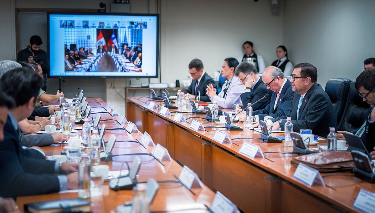 Reunion telemática cancilleres de Chile y Perú 26-03-2026