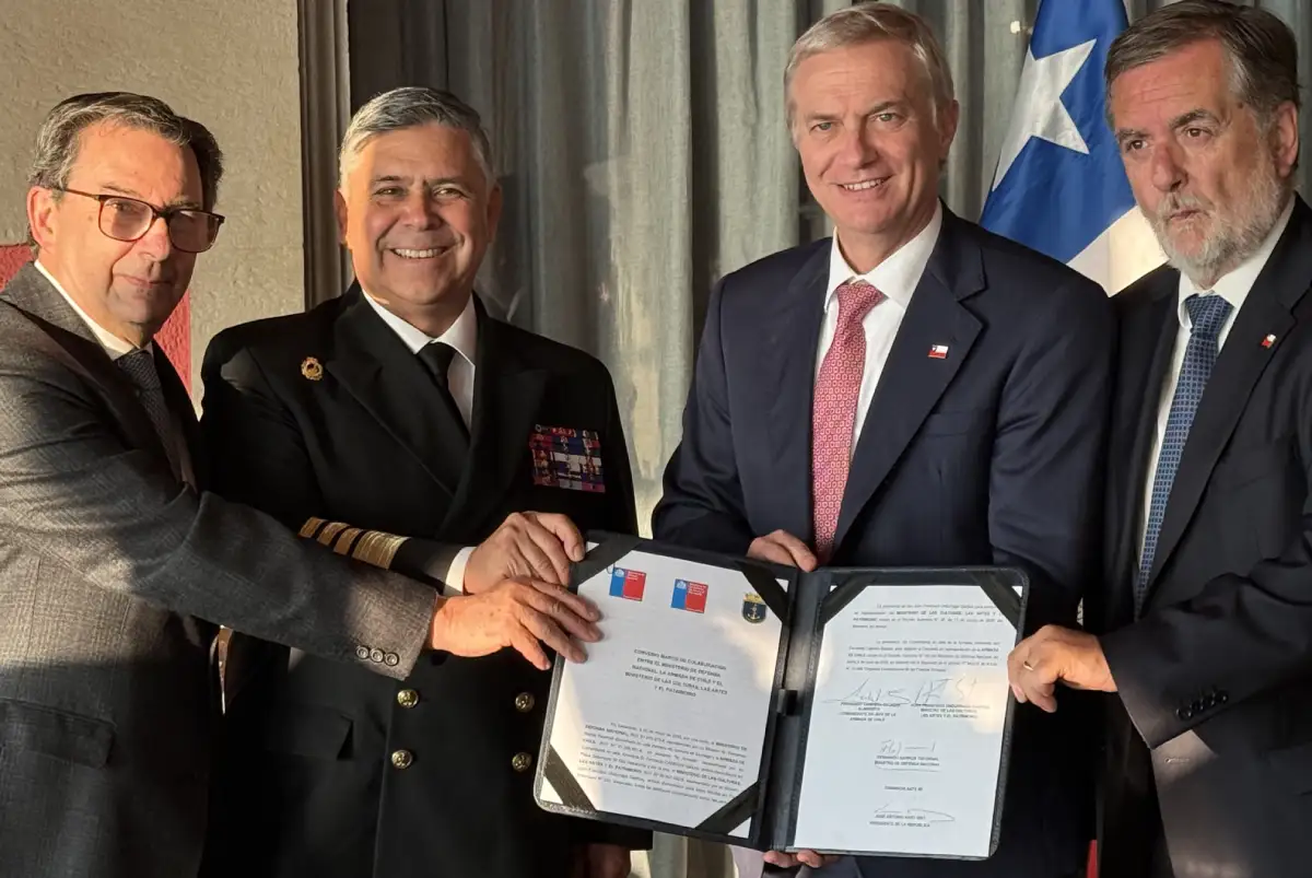 Pdte. Kast encabeza firma de histórico convenio de promoción cultural con Defensa, Cultura y la Armada