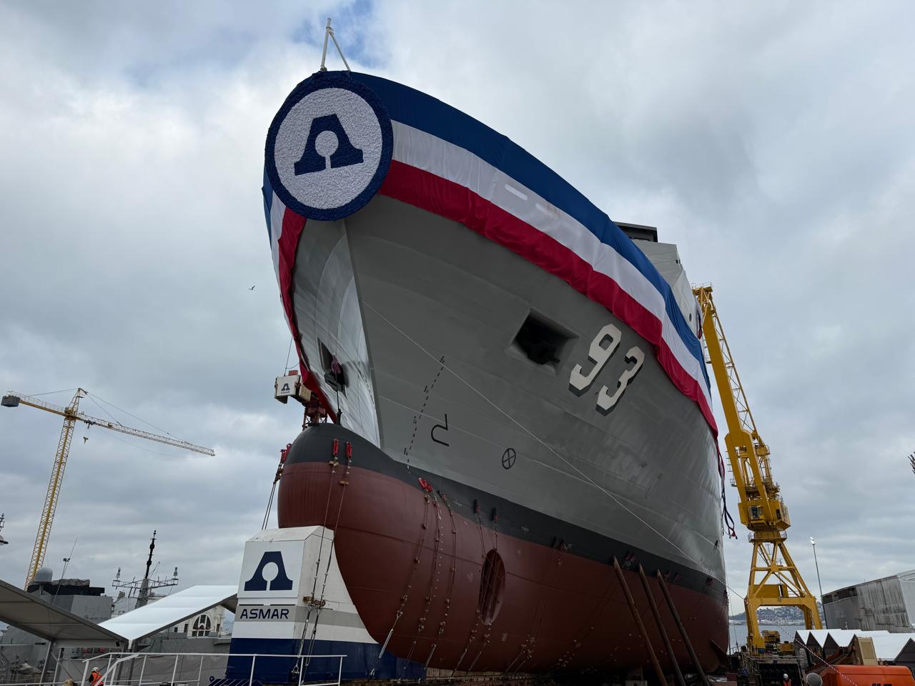LPD-93 “Magallanes”: el buque multipropósito construido por Chile en ASMAR Talcahuano se botado al mar este jueves
