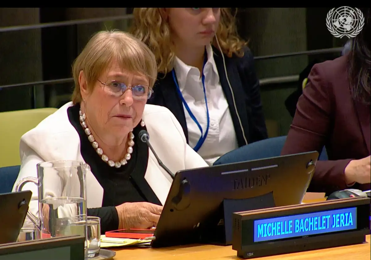 Bachelet: "Necesitamos unas Naciones Unidas más eficaces y cercanas a las personas"