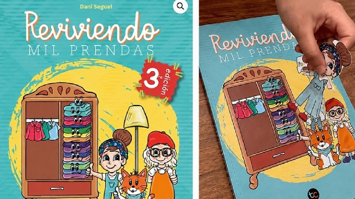 "Reviviendo mil prendas" , el primer libro chileno de vestuario consciente para infancias