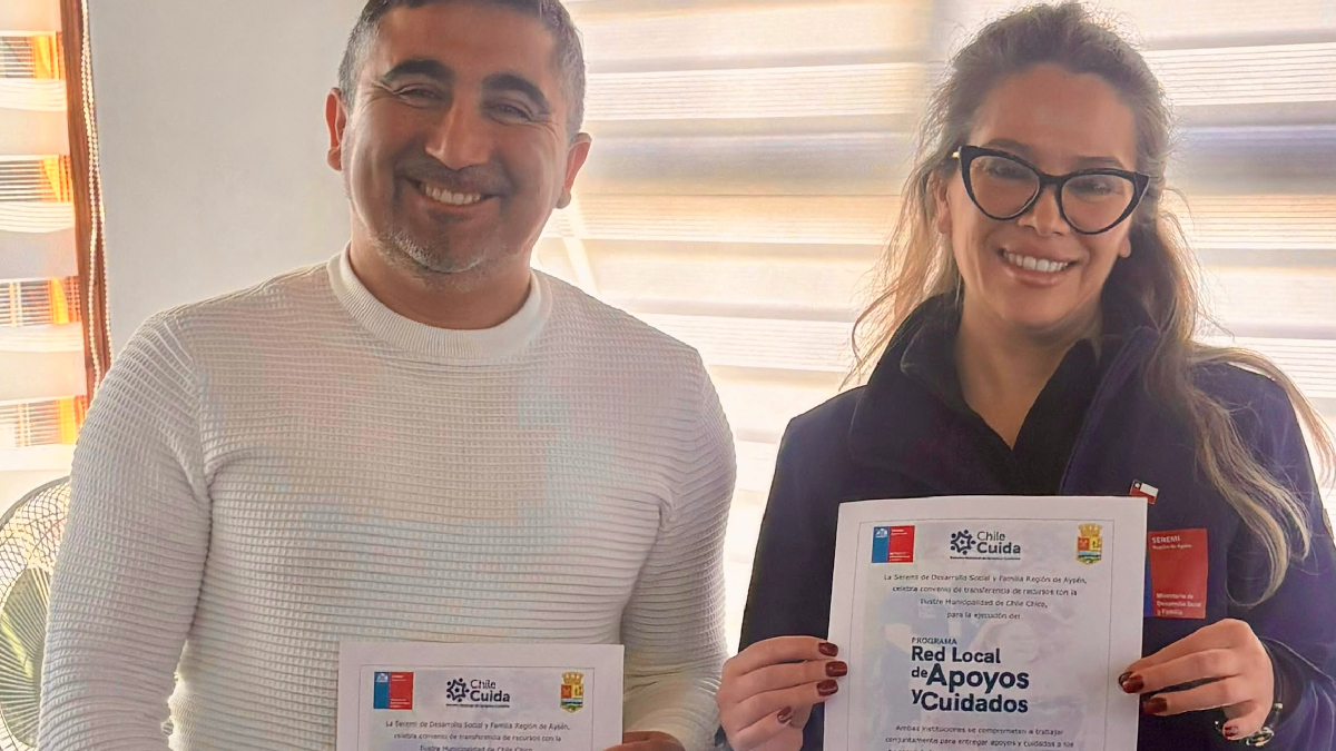 Desarrollo Social y Familia lleva la Red de Apoyos y Cuidados a Chile Chico