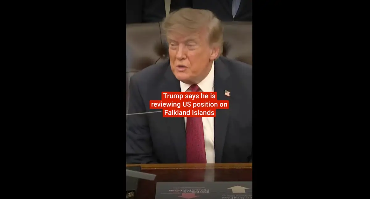 Trump sugiere que no apoyaría al Reino Unido si Argentina invadiera las Falklands
