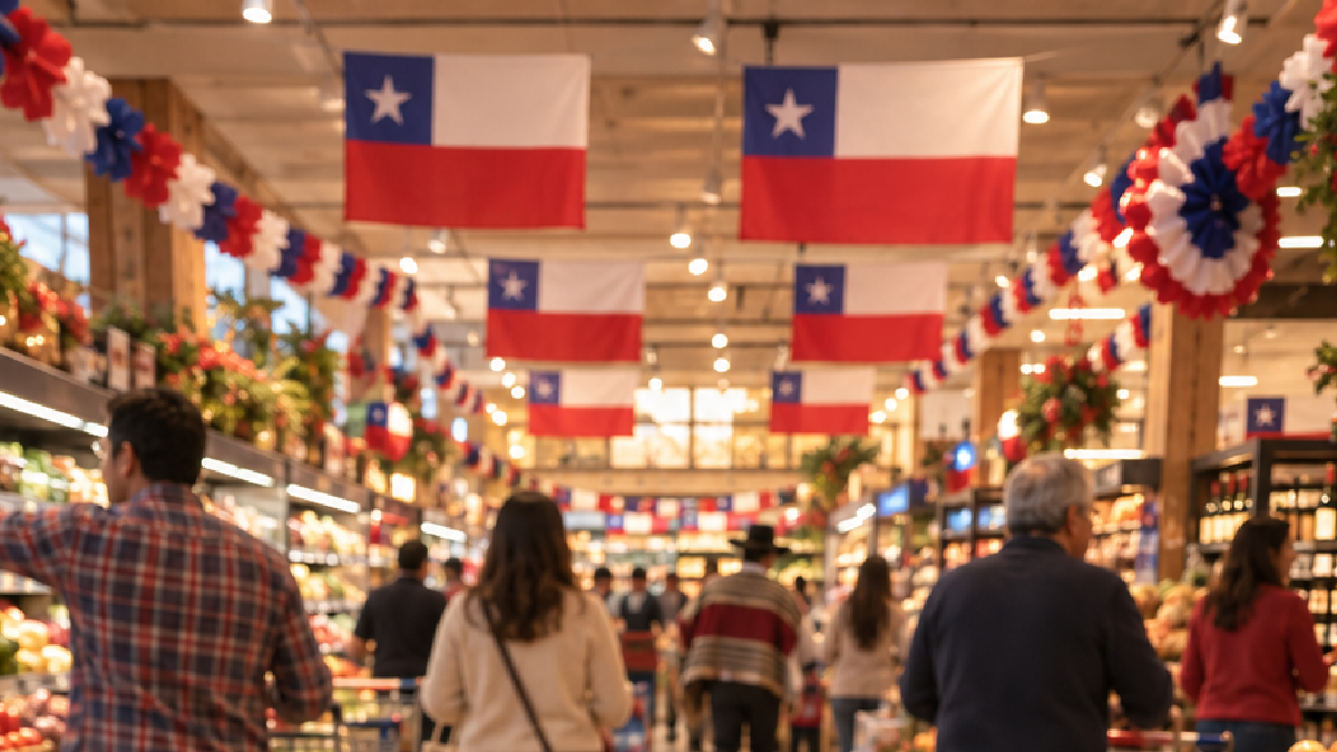 Fiestas Patrias 2026  Supermercados permanecerán cerrados durante los feriados irrenunciables del 18 y 19 de septiembre