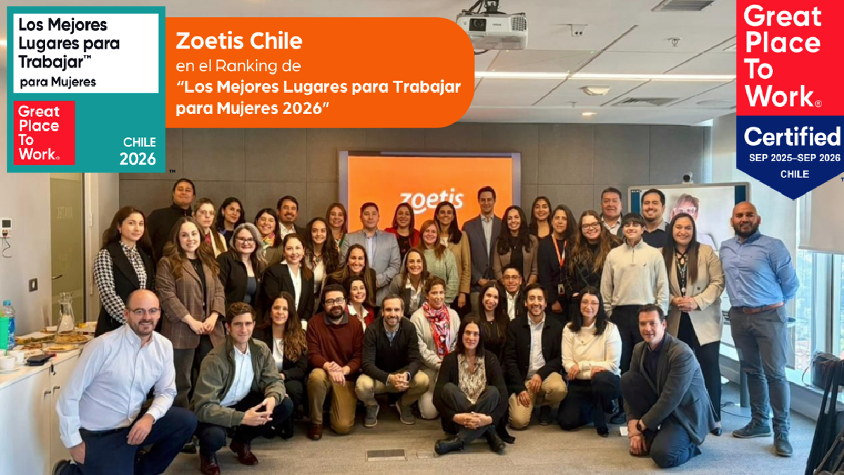 Zoetis Chile se posiciona entre las 10 mejores empresas para trabajar para mujeres en 2026