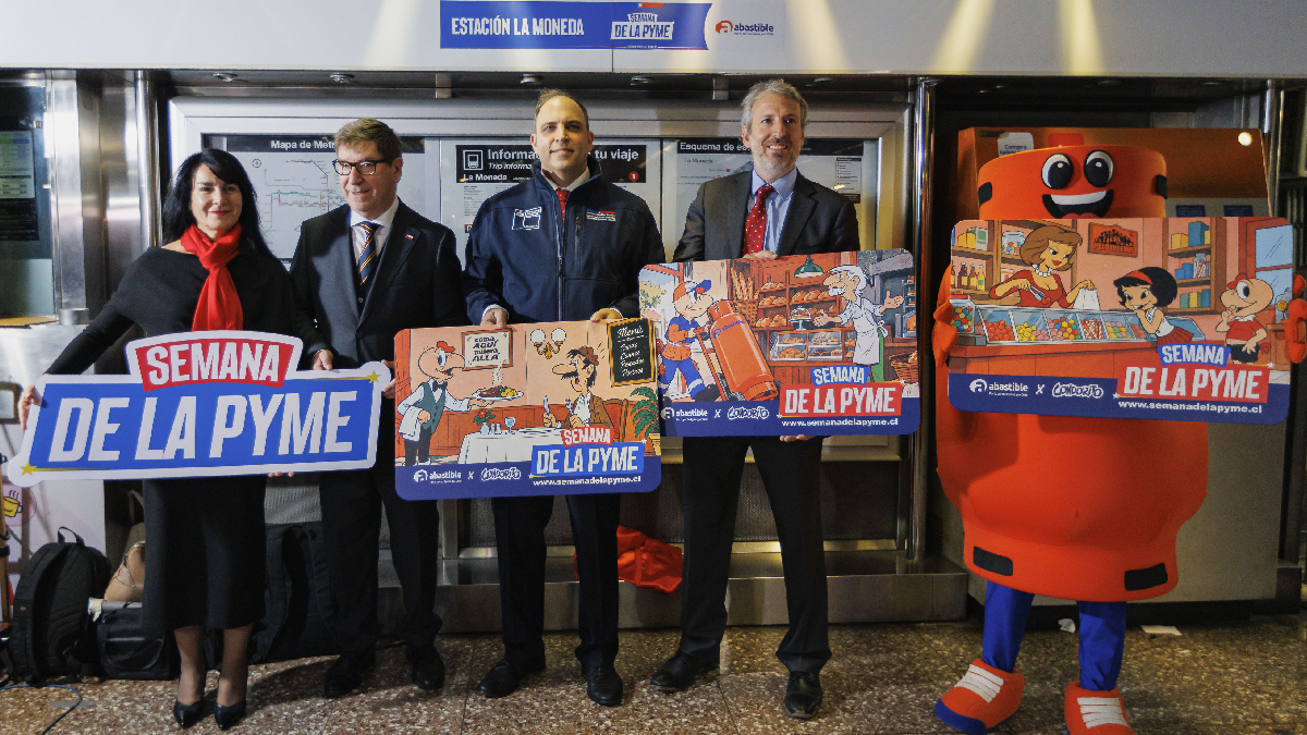 Estación de Metro La Moneda cambia de nombre a “Semana de la Pyme”