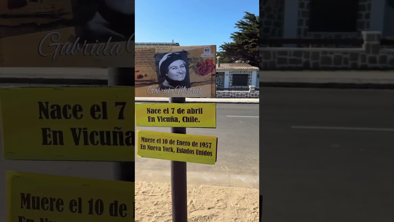 Gabriela Mistral y Algarrobo.