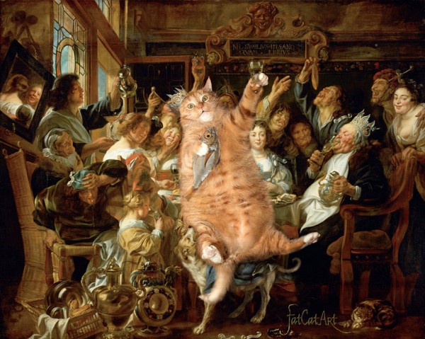 pinturas-famosas-con-gato-Ginger-svetlana-petrova-12