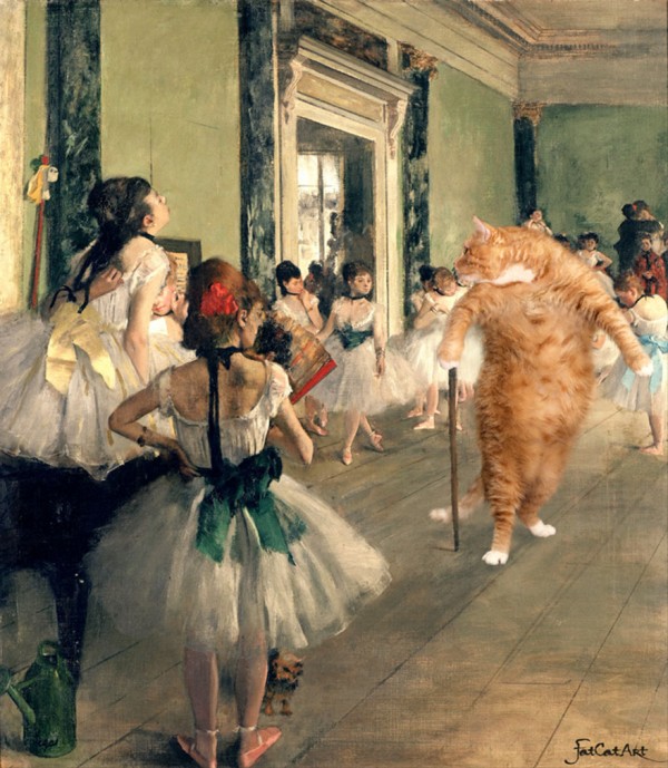 pinturas-famosas-con-gato-Ginger-svetlana-petrova-5