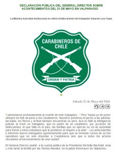 DECCARABINEROS 21MAYO