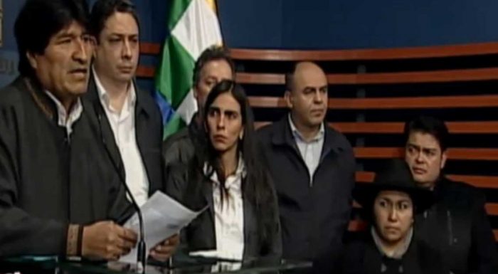 El Presidente Evo Morales se refiere a la muerte del viceministro del Interior.