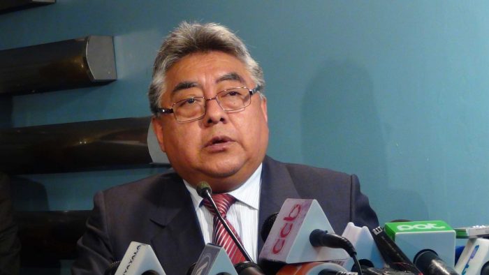 Viceministro del Interior y Policía, Rodolfo Illanes.