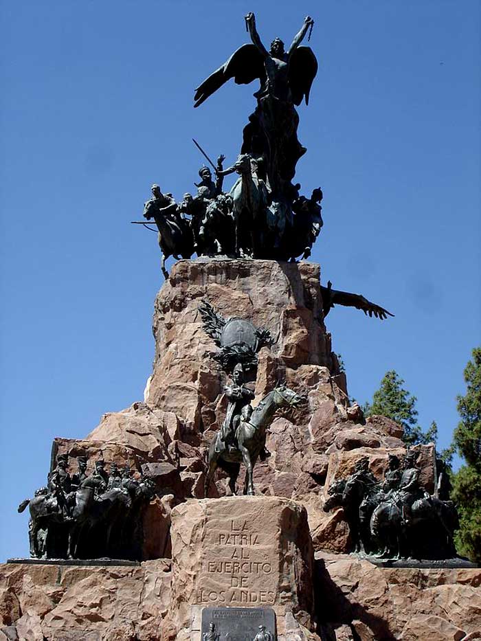 Monumento al Ejército de Los Andes, es una obra artística del escultor uruguayo Juan Manuel Ferrari, se encuentra emplazado en la cima del Cerro de la Gloria, Parque General San Martín, en la ciudad argentina de Mendoza y levantado en 1909.