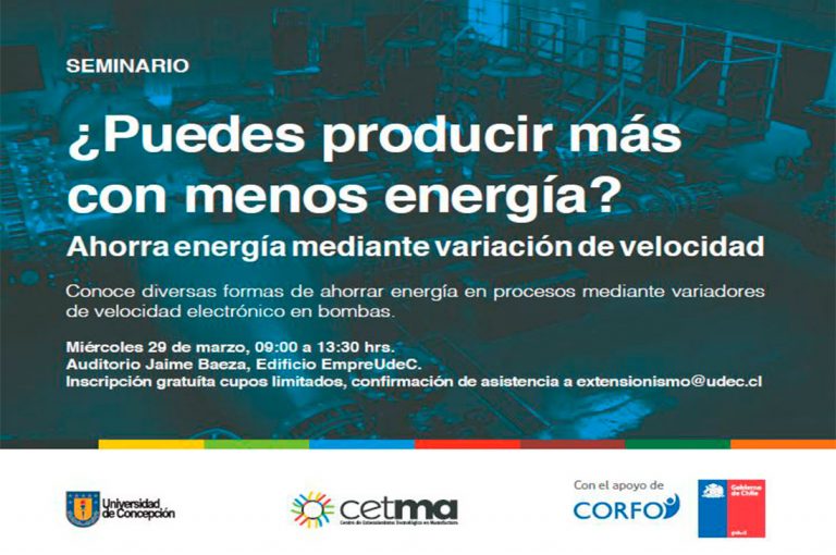 CeTMa realizará seminario para ahorrar energía y aumentar productividad