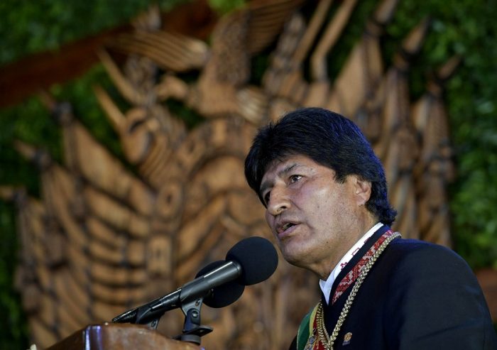 Cobija, Pando.- El presidente Evo Morales saluda aniversario de Bolivia en actos protocolares en la ciudad de Cobija.