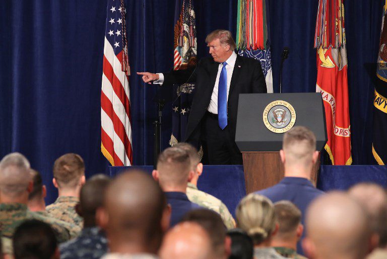 Trump anuncia nueva estrategia militar para Afganistán: “Mataremos a los terroristas”