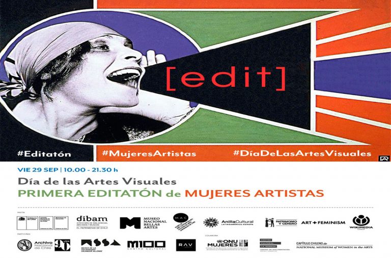 El Día de las Artes Visuales 2017 se celebra con la Primera Editatón de Mujeres en el Arte Chileno