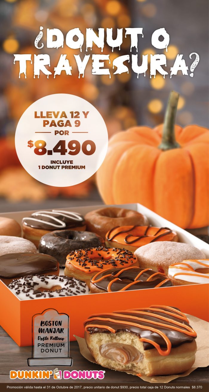 Hallowen en Dunkin Donuts