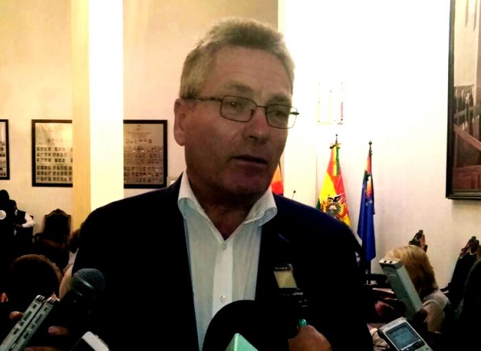 El alcalde de Halden, del Reino de Noruega, Thor Haakon Edquist. (ABI)