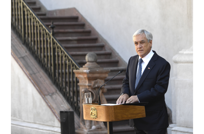 Presidente Piñera: “Chile no tiene temas limítrofes pendientes con Bolivia”