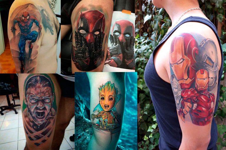 Locura por Avengers llega al tatuaje