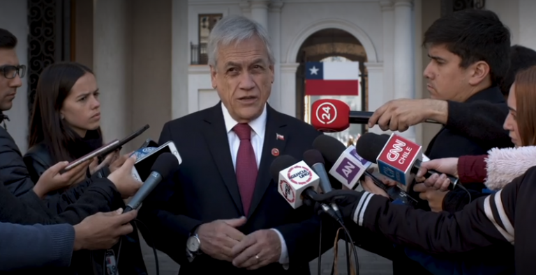 Piñera pide a Bachelet que informe sobre Venezuela sea entregado a la Corte Penal Internacional